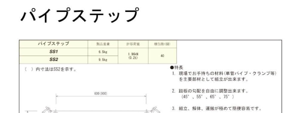 パイプステップのイメージ